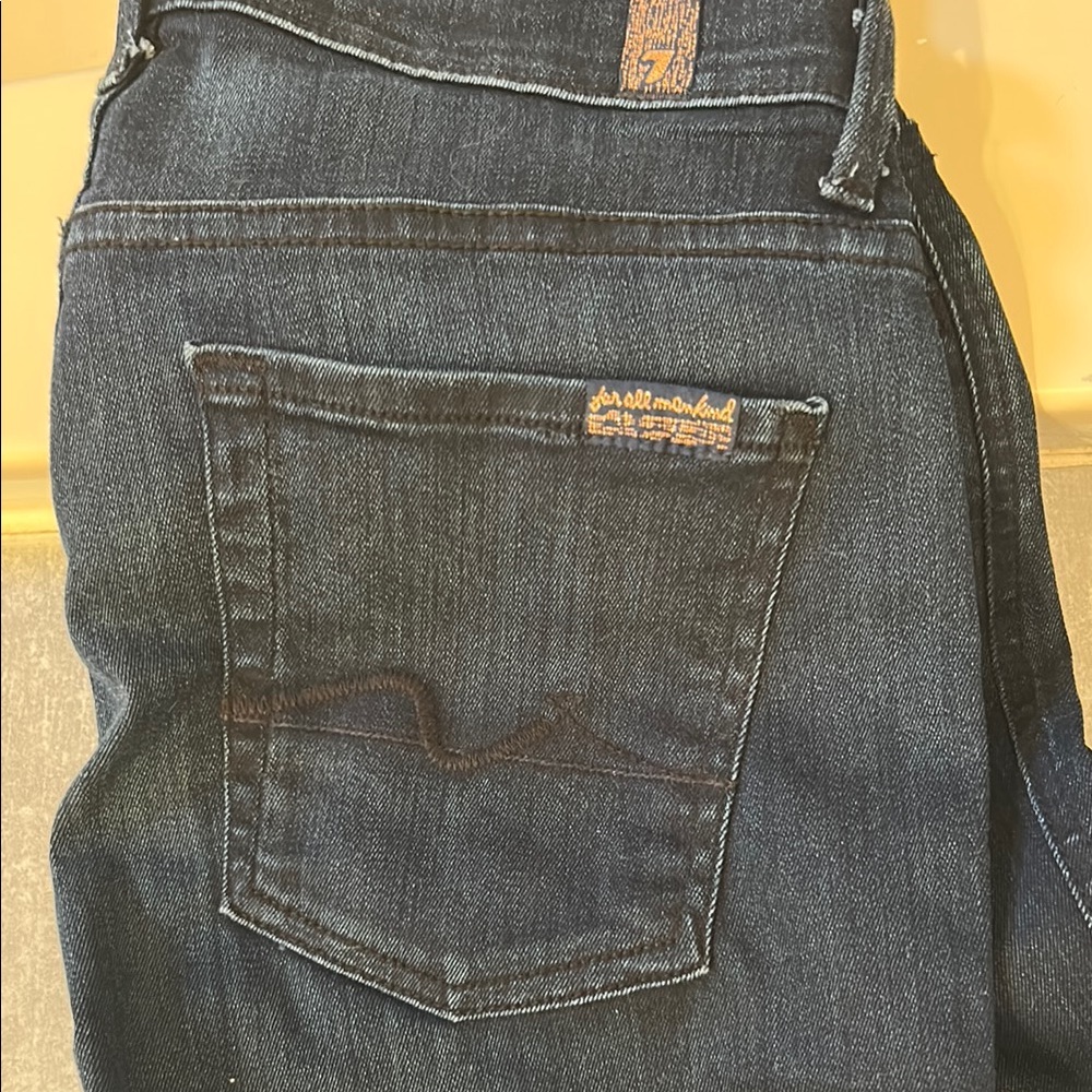 7 For All Mankind Indigo Denim Jeans